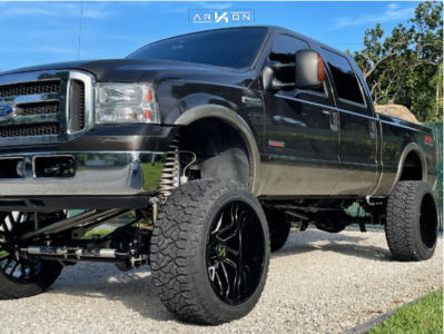 2005 Ford F-250 Super Duty - 24x14 -81mm - ARKON OFF-ROAD Mandela - Suspension Lift 10" - 37" x 13.5"