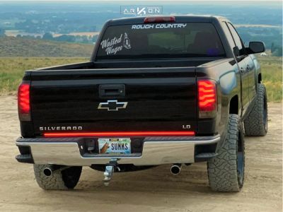 1 2019 Silverado 1500 Ld Chevrolet Rough Country Suspension Lift 35in Arkon Off Road Davinci Black