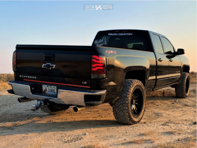 1 2019 Silverado 1500 Ld Chevrolet Rough Country Suspension Lift 35in Arkon Off Road Davinci Black