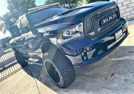 1 2013 1500 Ram Rough Country Suspension Lift 6in Arkon Off Road Lincoln Black