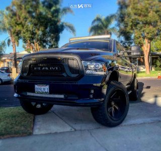 1 2013 1500 Ram Rough Country Suspension Lift 6in Arkon Off Road Lincoln Black