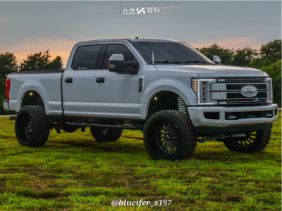 2019 Ford F-250 Super Duty - 24x14 -81mm - ARKON OFF-ROAD Caesar - Suspension Lift 4" - 35" x 13.5"