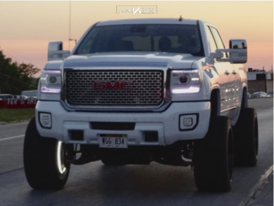 2015 GMC Sierra 2500 HD - 24x14 -81mm - ARKON OFF-ROAD Alexander - Suspension Lift 5" - 35" x 15.5"