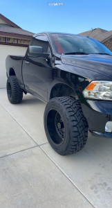 2019 Ram 1500 Classic - 22x12 -51mm - ARKON OFF-ROAD Crown Series Triumph - Suspension Lift 6.5" - 37" x 13.5"