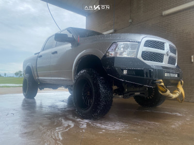 1 2015 1500 Ram Pro Comp Suspension Lift 6in Arkon Off Road Caesar Machined Black