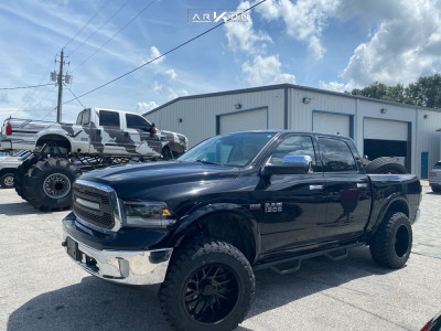 2014 Ram 1500 - 22x12 -51mm - ARKON OFF-ROAD Mandela - Suspension Lift 6" - 35" x 12.5"