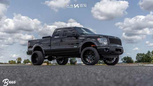 2014 Ford F-150 - 24x14 -81mm - ARKON OFF-ROAD Mandela - Suspension Lift 4" - 33" x 13.5"