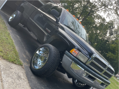 2000 Dodge Ram 2500 - 22x12 -51mm - ARKON OFF-ROAD Crown Series Triumph - Leveling Kit - 305/45R22