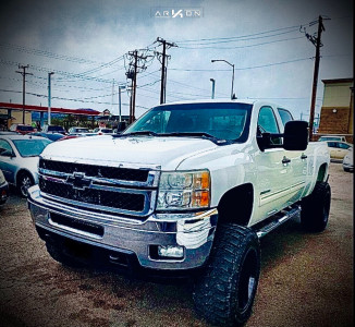 2011 Chevrolet Silverado 2500 HD - 20x12 -51mm - ARKON OFF-ROAD Mandela - Suspension Lift 4" - 35" x 12.5"