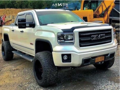 1 2015 Sierra 1500 Gmc Zone Suspension Lift 6in Arkon Off Road Lincoln Black Milled