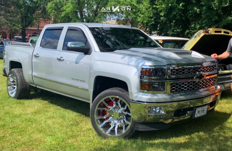 1 2015 Silverado 1500 Chevrolet Fox Leveling Kit Arkon Off Road Roosevelt Wheel Color