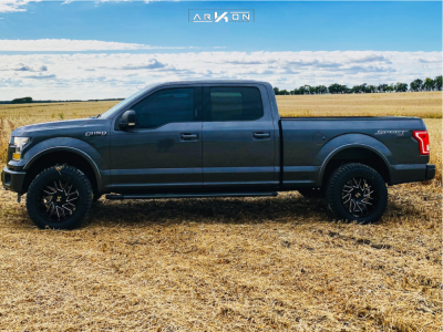 1 2016 F 150 Ford Motofab Leveling Kit Arkon Off Road Mandela Black Milled