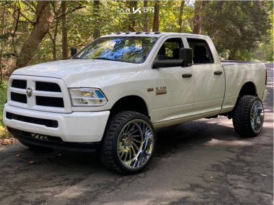2015 Ram 2500 - 24x14 -81mm - ARKON OFF-ROAD Caesar - Stock Suspension - 33" x 13.5"