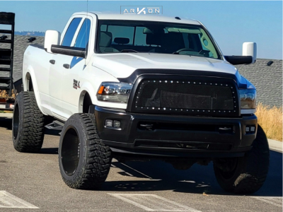 2013 Ram 2500 - 22x14 -81mm - ARKON OFF-ROAD Crown Series Triumph - Suspension Lift 6" - 37" x 13.5"