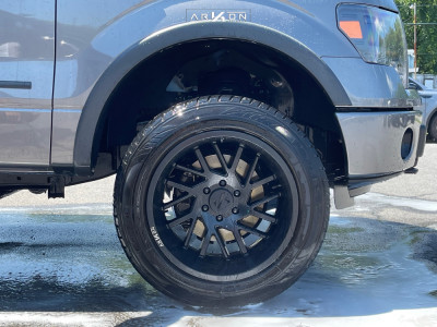 1 2014 F 150 Ford Supreme Leveling Kit Arkon Off Road Mandela Satin Black