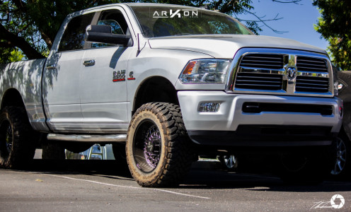 2014 Ram 2500 - 20x10 -25mm - ARKON OFF-ROAD Crown Series Triumph - Leveling Kit - 35" x 12.5"