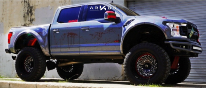 2019 Ford F-150 - 24x14 -81mm - ARKON OFF-ROAD Crown Series Victory - Suspension Lift 9" - 42" x 15.5"