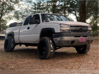 2005 Chevrolet Silverado 2500 HD - 20x12 -51mm - ARKON OFF-ROAD Lincoln - Stock Suspension - 33" x 12.5"