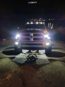 2017 Ram 2500 - 20x12 -51mm - ARKON OFF-ROAD Lincoln - Leveling Kit - 35" x 12.5"