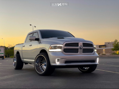 1 2015 1500 Ram Leveling Kit Air Suspension Arkon Off Road Caesar Chrome