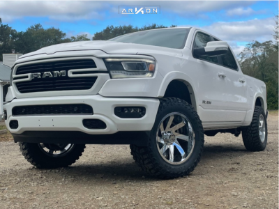 2021 Ram 1500 - 20x10 -25mm - ARKON OFF-ROAD Lincoln - Suspension Lift 3.5" - 35" x 12.5"