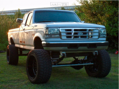 1995 Ford F-250 - 24x14 -81mm - ARKON OFF-ROAD Alexander - Suspension Lift 12" - 38" x 15.5"
