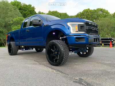2018 Ford F-250 Super Duty - 22x12 -54mm - ARKON OFF-ROAD Lincoln - Suspension Lift 6.5" - 33" x 12.5"