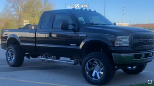 2005 Ford F-250 Super Duty - 20x12 -51mm - ARKON OFF-ROAD Lincoln - Leveling Kit - 35" x 12.5"