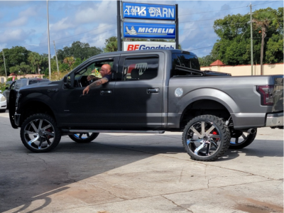 1 2015 F 150 Ford Rough Country Suspension Lift 6in Arkon Off Road Lincoln Chrome