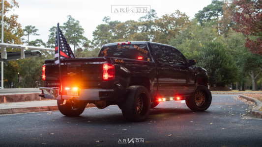 1 2018 Silverado 1500 Chevrolet Motofab Leveling Kit Arkon Off Road Alexander Black Milled