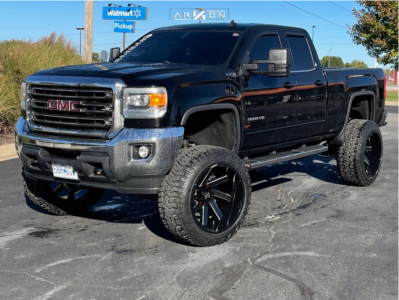 2015 GMC Sierra 2500 HD - 24x14 -81mm - ARKON OFF-ROAD Lincoln - Suspension Lift 8" - 37" x 13.5"
