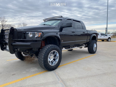 2007 Dodge Ram 2500 - 20x12 -52mm - ARKON OFF-ROAD DaVinci - Suspension Lift 8" - 38" x 13.5"