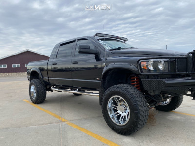 1 2007 Ram 2500 Dodge Mcgaughys Suspension Lift 8in Arkon Off Road Davinci Chrome