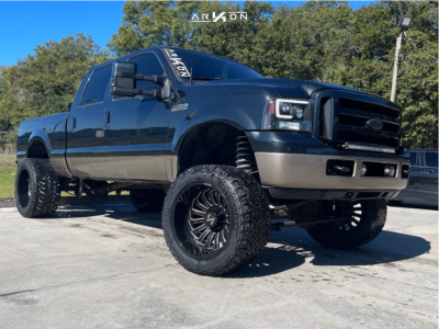 2006 Ford F-250 Super Duty - 22x14 -81mm - ARKON OFF-ROAD Alexander - Suspension Lift 6" - 35" x 15.5"