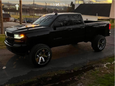 2019 Chevrolet Silverado 1500 LD - 24x14 -81mm - ARKON OFF-ROAD Lincoln - Suspension Lift 6.5" - 35" x 13.5"