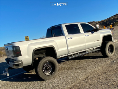 2015 GMC Sierra 2500 HD - 20x10 -25mm - ARKON OFF-ROAD Crown Series Triumph - Suspension Lift 6" - 37" x 12.5"