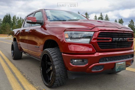 2019 Ram 1500 - 24x12 -51mm - ARKON OFF-ROAD Lincoln - Stock Suspension - 33" x 12.5"