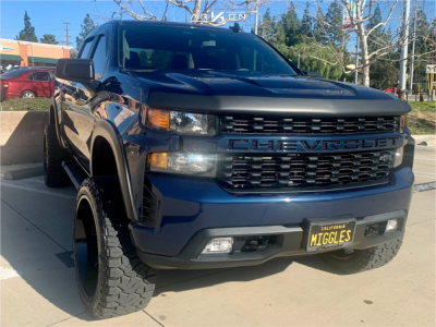 2020 Chevrolet Silverado 1500 - 24x12 -51mm - ARKON OFF-ROAD Lincoln - Suspension Lift 6.5" - 35" x 12.5"