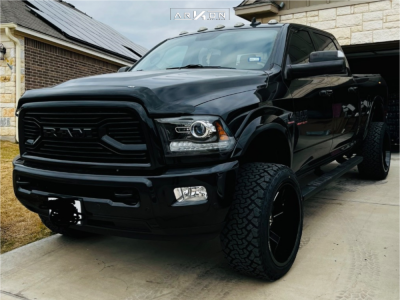 2018 Ram 2500 - 22x12 -51mm - ARKON OFF-ROAD Lincoln - Leveling Kit - 33" x 12.5"