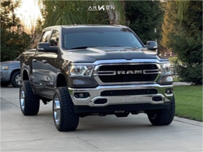 2019 Ram 1500 - 20x12 -51mm - ARKON OFF-ROAD Caesar - Suspension Lift 4" - 33" x 12.5"