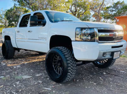 2012 Chevrolet Silverado 1500 - 24x14 -81mm - ARKON OFF-ROAD Caesar - Suspension Lift 8.5" - 35" x 12.5"