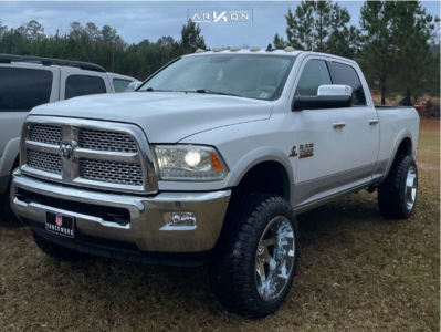 2015 Ram 2500 - 22x12 -51mm - ARKON OFF-ROAD Lincoln - Stock Suspension - 35" x 12.5"