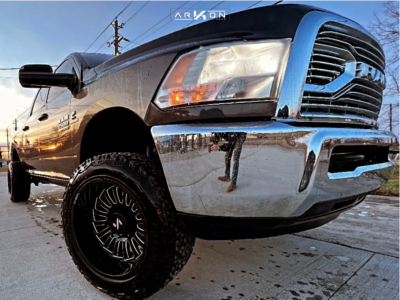 1 2015 2500 Ram 3 Inch Level Leveling Kit Arkon Off Road Alexander Black Milled