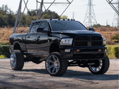 1 2014 2500 Ram Bds Suspension Lift 8in Arkon Off Road Davinci Chrome