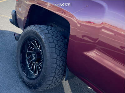 1 2016 Silverado 2500 Hd Chevrolet Rancho Level 2in Drop Rear Arkon Off Road Caesar Machined Black