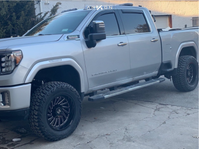 2020 GMC Sierra 2500 HD - 20x10 -25mm - ARKON OFF-ROAD Caesar - Leveling Kit - 35" x 12.5"