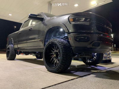 2019 Ram 1500 - 24x12 -51mm - ARKON OFF-ROAD Mandela - Suspension Lift 6" - 35" x 12.5"