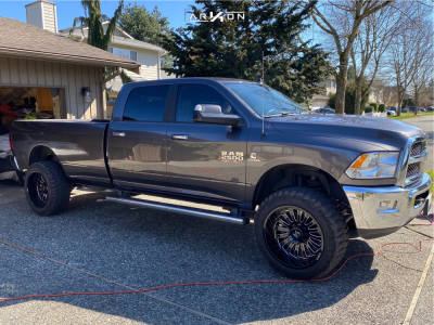 2018 Ram 2500 - 22x12 -51mm - ARKON OFF-ROAD Alexander - Leveling Kit - 35" x 12.5"