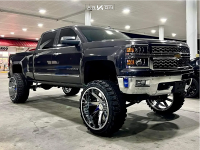 2015 Chevrolet Silverado 1500 - 26x14 -81mm - ARKON OFF-ROAD Lincoln - Suspension Lift 9" - 37" x 13.5"