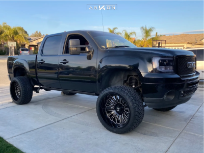 2008 GMC Sierra 1500 - 24x14 -81mm - ARKON OFF-ROAD Alexander - Suspension Lift 7.5" - 35" x 13.5"